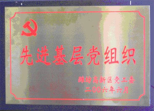 点击查看详细信息<br>标题：2006年先进基层党组织 阅读次数：4611